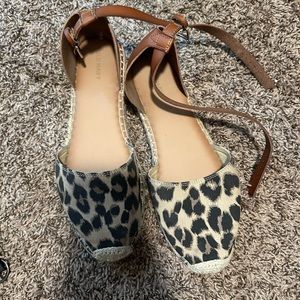 Espadrille sandals/ankle shoes